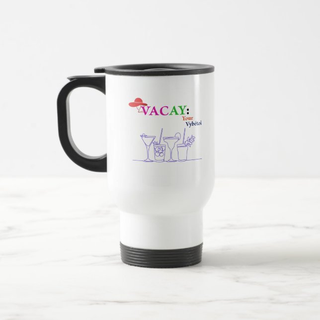 Mug De Voyage White Vacay Margarita— (Gauche)