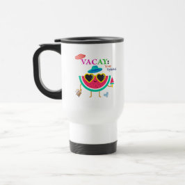 Mug De Voyage White Vacay Melon—
