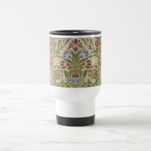 Mug De Voyage William Morris Brocade Motif de fond d'écran flora