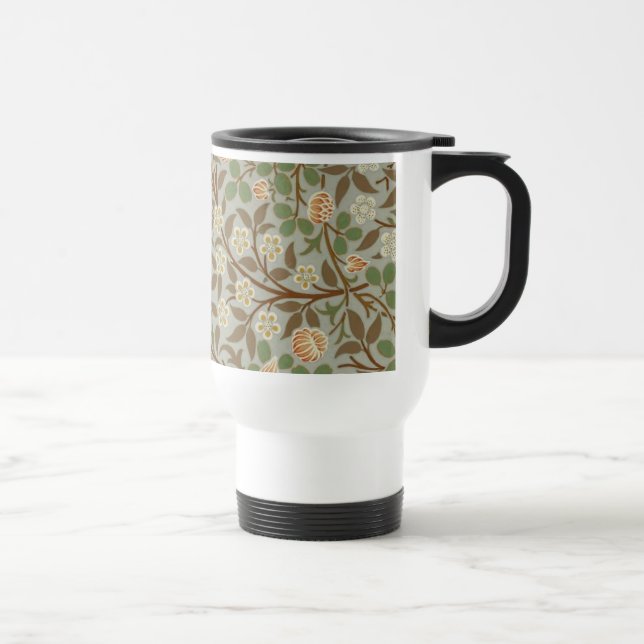 Mug De Voyage William Morris Clover Fleur botanique (Droite)