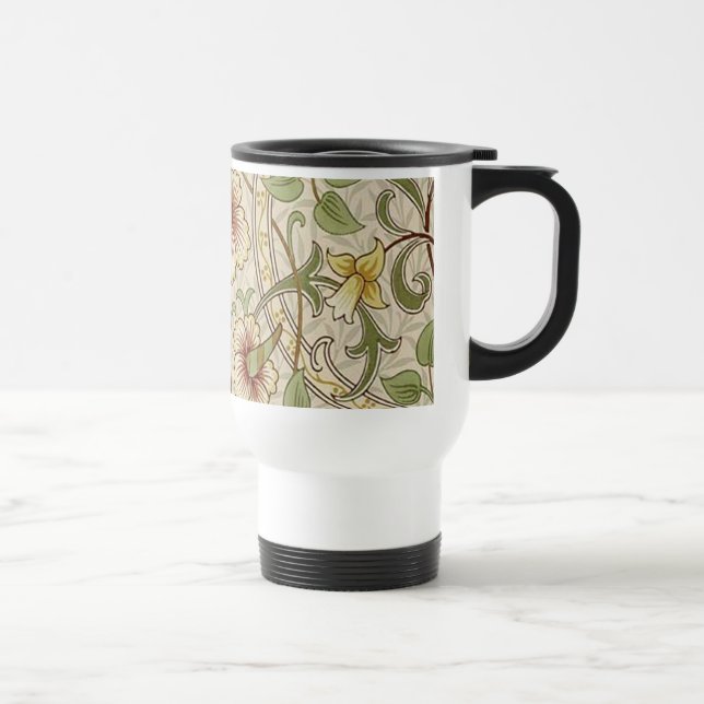 Mug De Voyage William Morris Daffodil Fond d'écran classique (Droite)