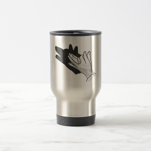 Mug De Voyage Wolf Silhouette (Centre)