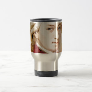 Mug De Voyage Wolfgang Amadeus Mozart im Aquarell Stil