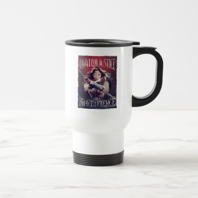 Mug De Voyage Wonder Woman Lutte Pour La Justice (Droite)