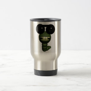 Mug De Voyage Wurm mit Sonnenbrille