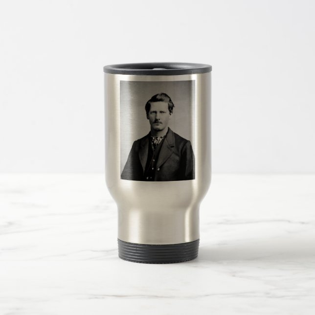 Mug De Voyage Wyatt Earp : Lawman, Gunfighter, Gardien de salon (Centre)