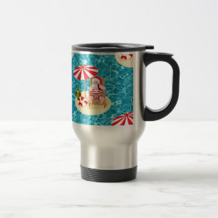 Mug De Voyage xmas beach santa claus