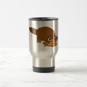 Mug De Voyage XX bande dessinée d'ornithorynque affichée par