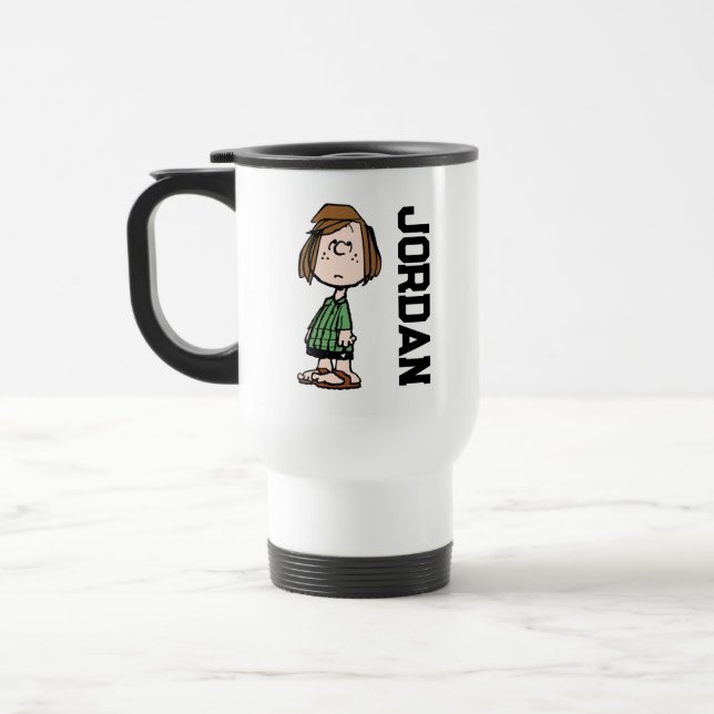 Mug De Voyage Yeux roulants à la menthe poivrée | Ajouter Votre  (Gauche)