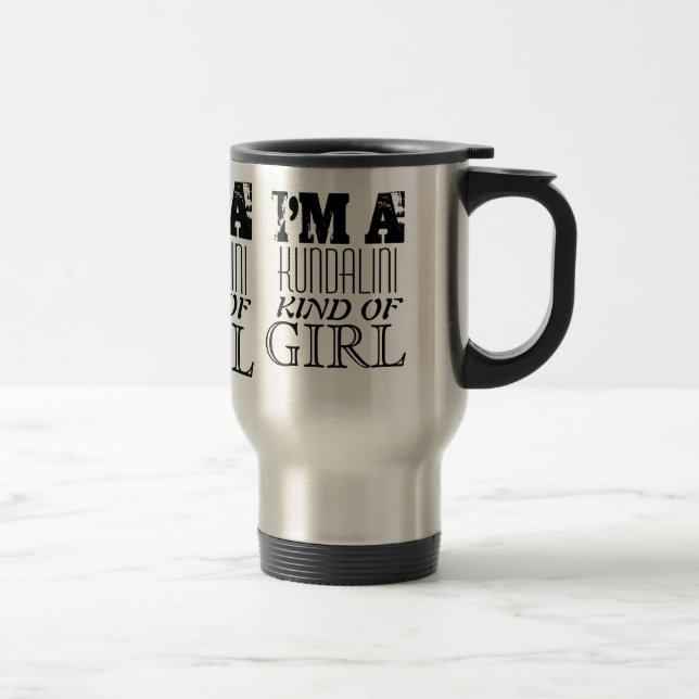 Mug De Voyage YOGA POUR le genre de Femmes-Kundalini de fille (Droit)