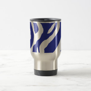 Mug De Voyage Zèbre bleu