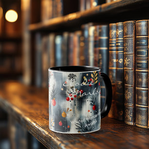 Mug de Wonderland hiver personnalisé - Nom personn