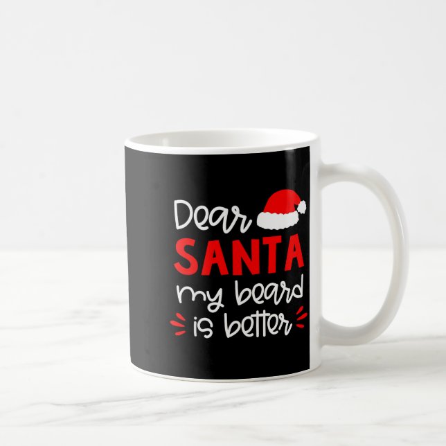 Mug Dear Santa Shirt Funny Matching Family Christmas P (Droite)