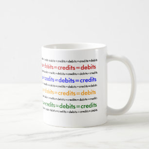 Mug Débits=crédits=débits=crédits=crédits=débits=débit