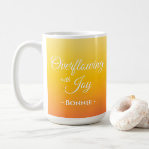 Mug Débordement de joie Chrétien personnalisé