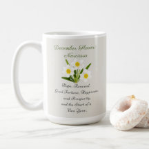 Décembre Mois de naissance Fleur Narcisse Élégant