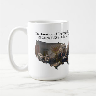 Mug Déclaration d'indépendance CONGRÈS, 4 juillet 1776