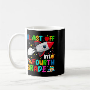 Mug Décollage en 4e année Fusée Espace Extérieur T