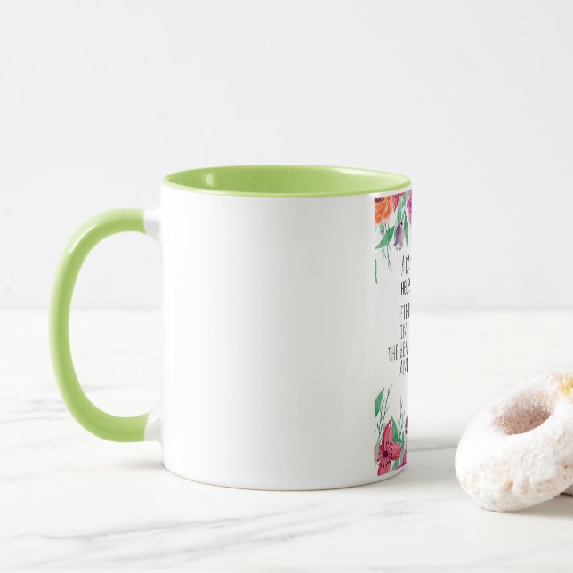 Mug Décor de professeur de danse Ballet Coach Apprécia (Avec donut)