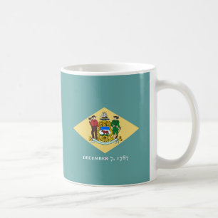 Mug Décor Design du drapeau d'état du Delaware