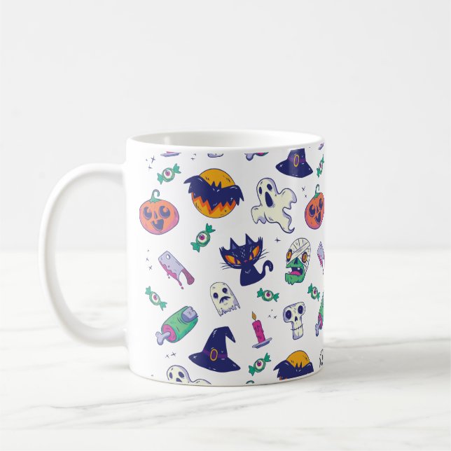 Mug Décor motif d'Halloween (Gauche)
