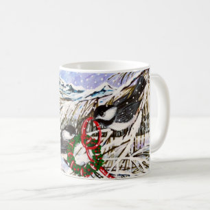 Mug Décoration de Chickadee