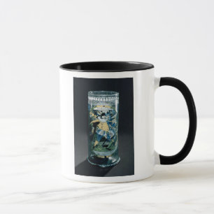 Mug Décoration émaux d'un chasseur et d'une femme