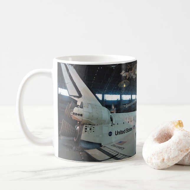 Mug Découverte de navette spatiale (Avec donut)