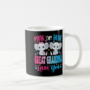Mug Découvrez le sexe Rose ou Bleu l'arrière-grand-mèr