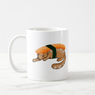 Mug Découvrez les chats Whimsical Sushi : Embrassez le