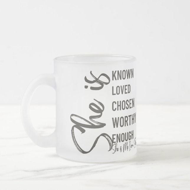 Mug d'écriture personnalisée (Gauche)