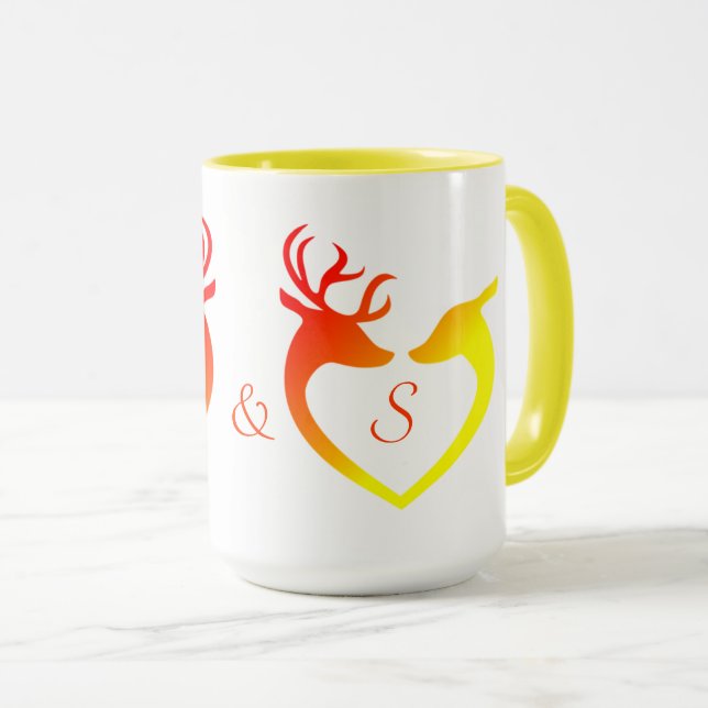 Mug Deer Heart (Devant droit)