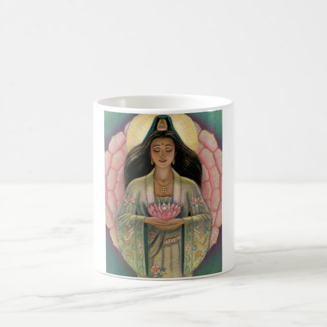 Mug Déesse de Kuan Yin de compassion (Centre)