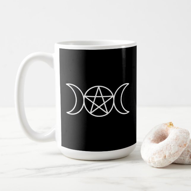 Mug Déesse du Pentacle Triple Moon (Avec donut)