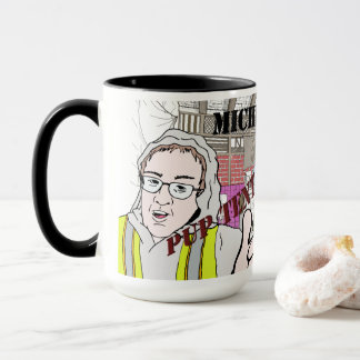 Mug Défi de tente de chiot d'homme de Michigander ! !