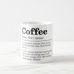 Mug Définition amusante de café