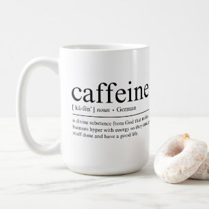 Mug Définition amusante de la caféine
