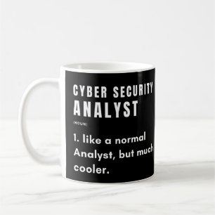 Mug Définition amusante de la cybersécurité 