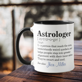 Mug Définition d'astrologue personnalisable