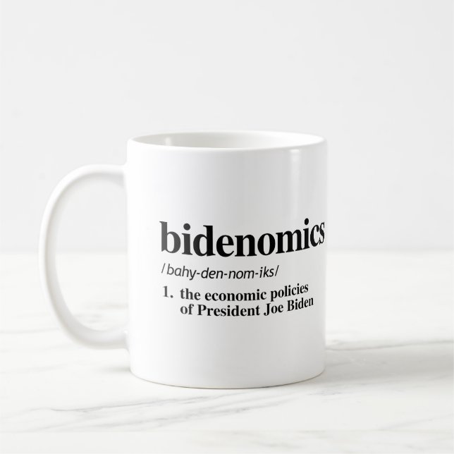 Mug Définition de Bidenomics (Gauche)