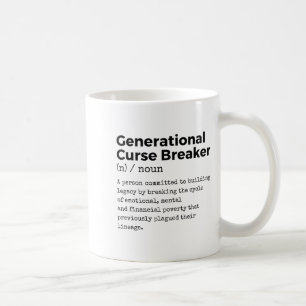 Mug Définition de Briseur de Malédiction Générationnel