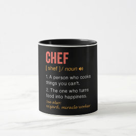 Mug Définition de chef drôle