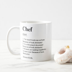 Mug Définition de chef Spécialiste de cuisine drôle