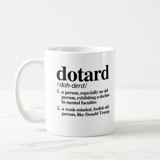 Mug Définition de Dotard (Gauche)