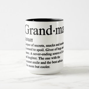 Mug Définition de grand-mère drôle