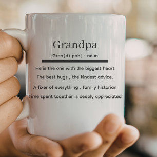 Mug Définition de grand-père, fête des pères grand-pèr