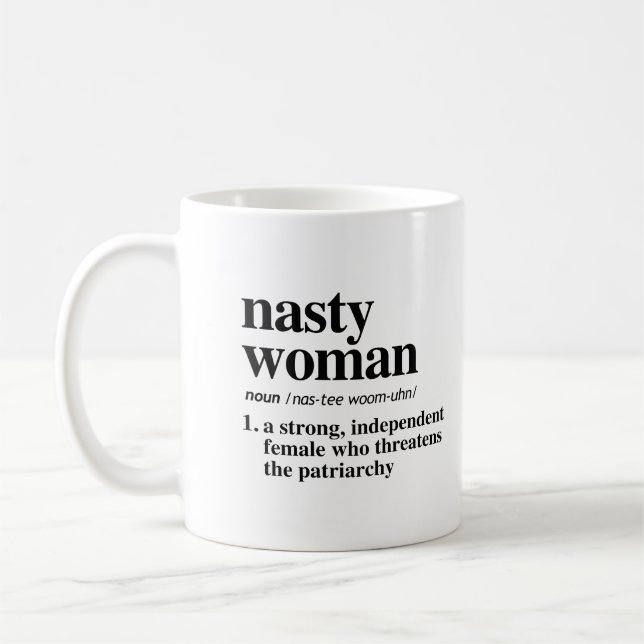 Mug Définition de la femme malsaine (Gauche)
