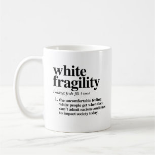 Mug Définition de la fragilité blanche