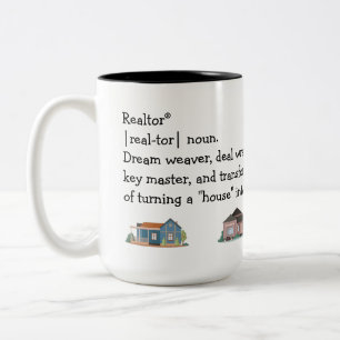 Mug 'définition' de l'agent immobilier