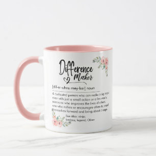 Mug Définition de l'auteur d'une différence Appréciati